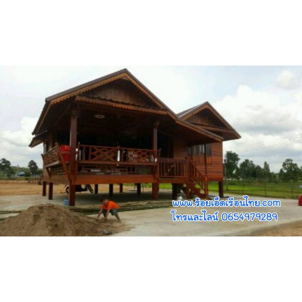 บ้านไม้ บ้านปูนทั่วไป แบบที่5 บ้านไม้ บ้านปูนทั่วไป แบบที่5